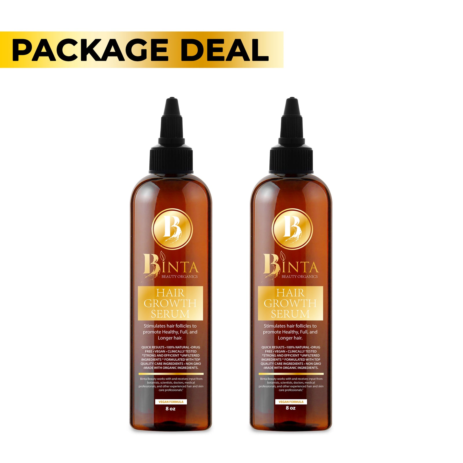 Package Deal : (2) 8oz Hair Growth Serums