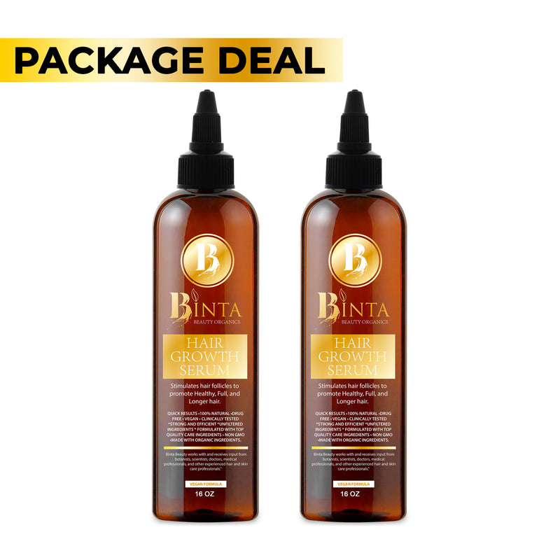 Package Deal : (2) 16oz Hair Growth Serums