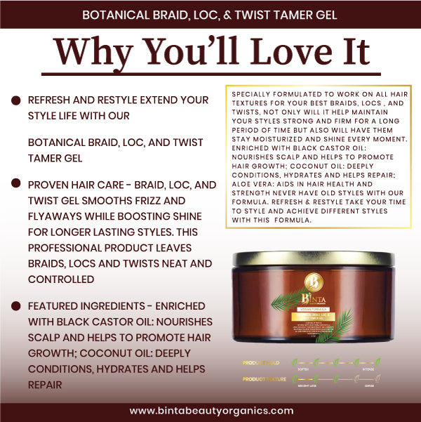 Braid Tamer Gel for Hair Growth