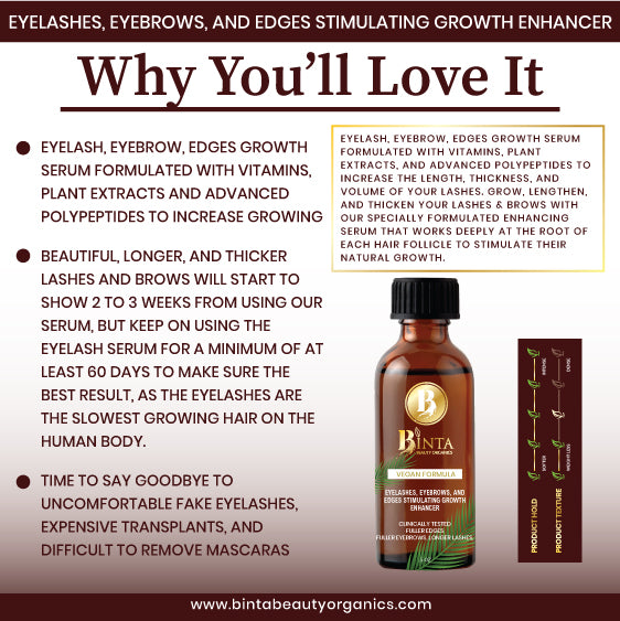 Eyelash, Eyebrow and Edges Elixir