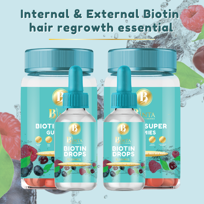 Internal & External Biotin Hair Regrowth Essential