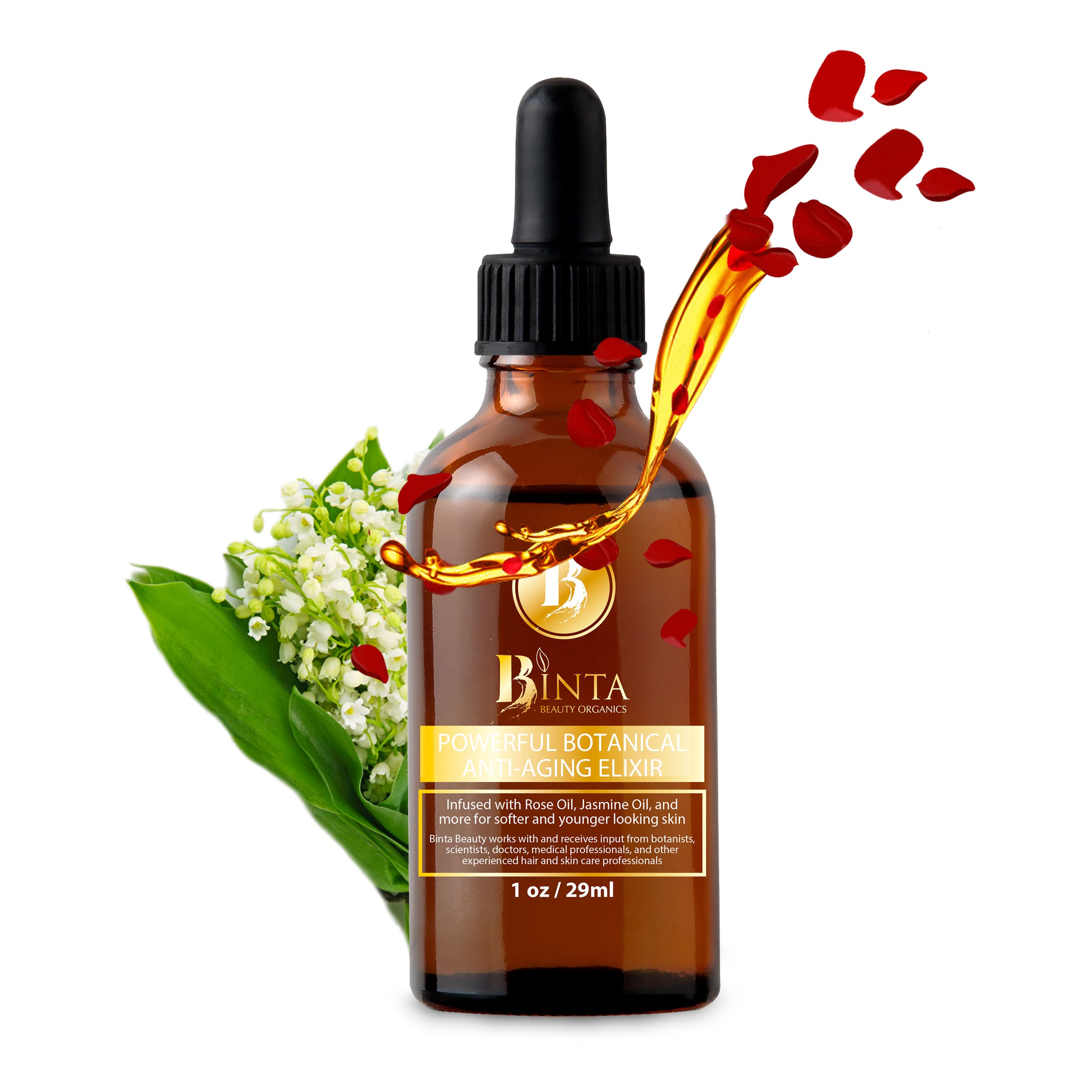 Face Elixir Botanical Serum Lightweight Binta Beauty Binta