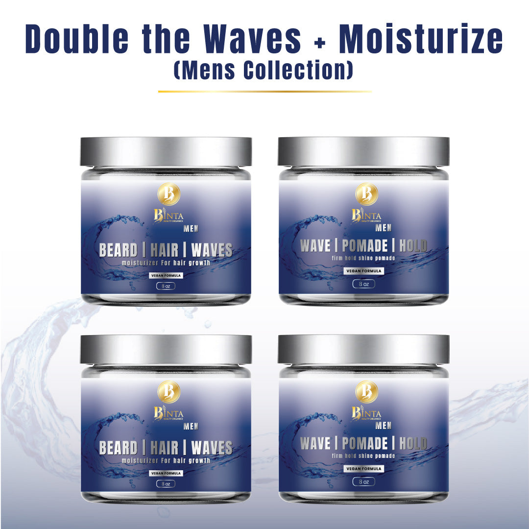Double The Waves + Moisturize (mens Collection)