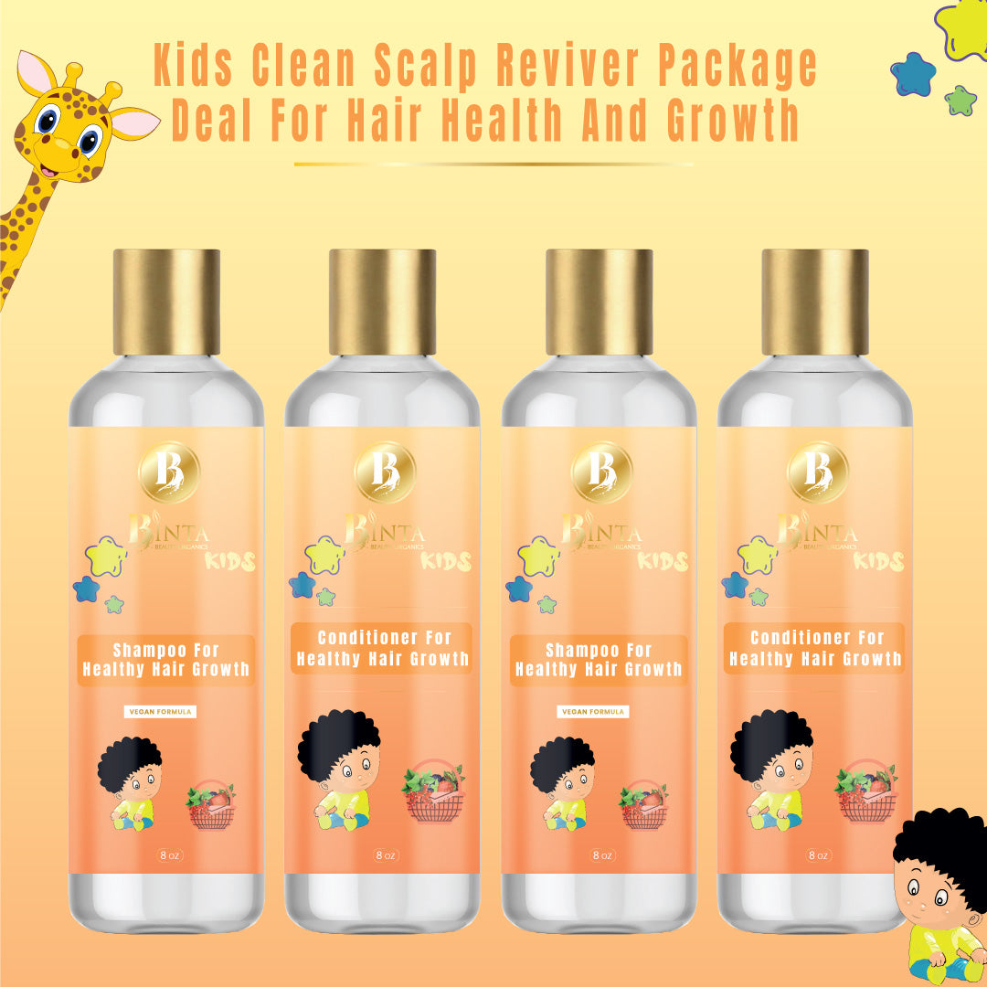 Kids Clean Scalp Reviver Package Deal For Hair Health And Growth