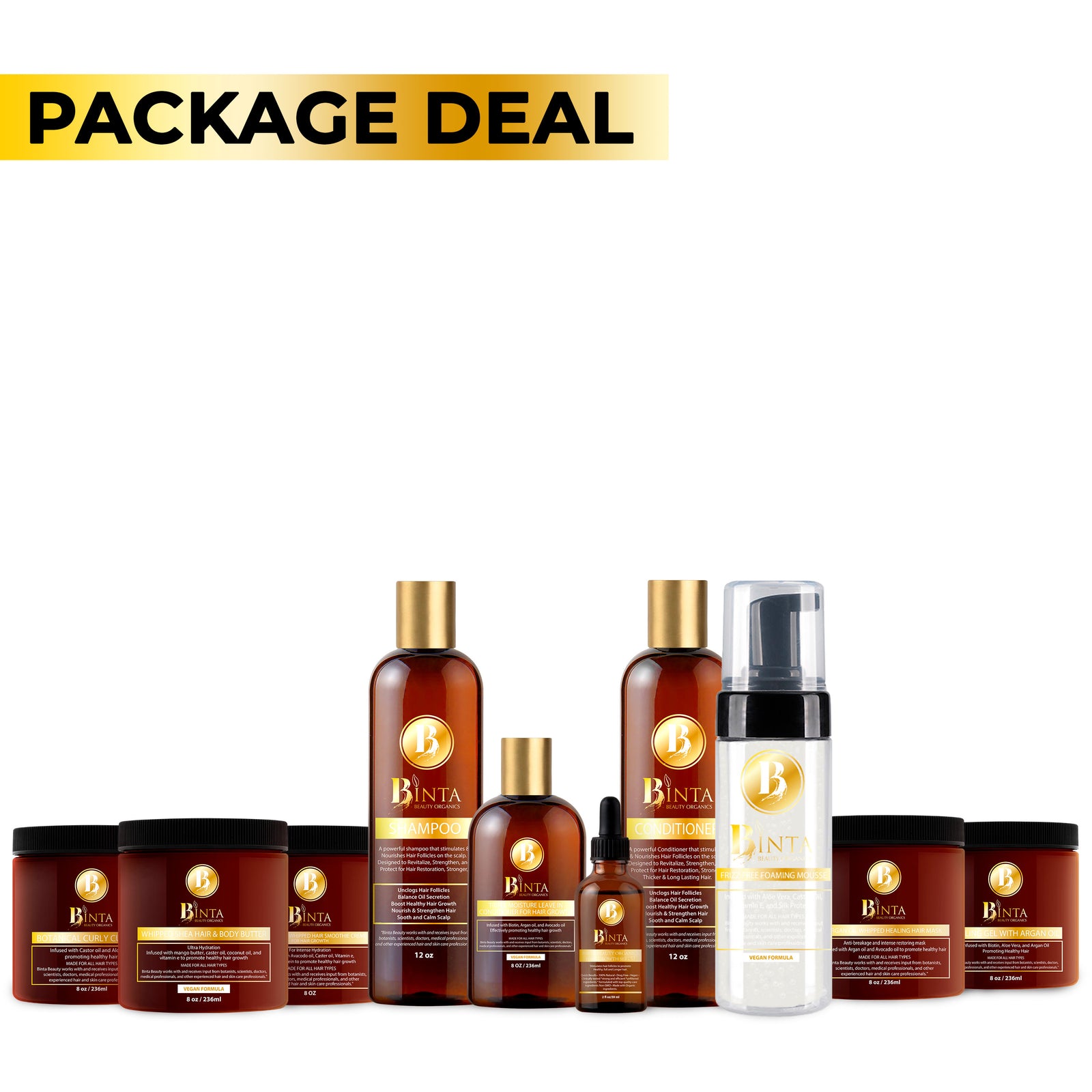 The Serious About My Hair Growth Package deal